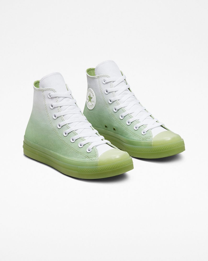 Women's Converse Chuck Taylor All Star CX Gradient High Top Shoes Green / White / Green | AU 5064CB